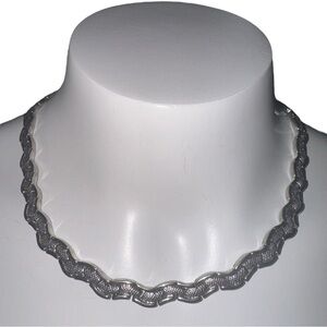 Minimalist Articulated Stainless Steel Choker Necklace